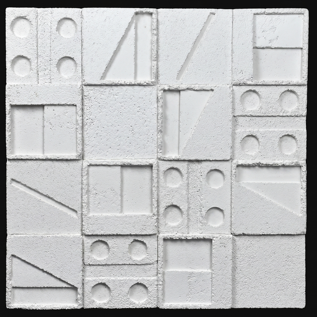 Dekorativni stenski panel - Tekstura Geoblock - 78 x 78 cm