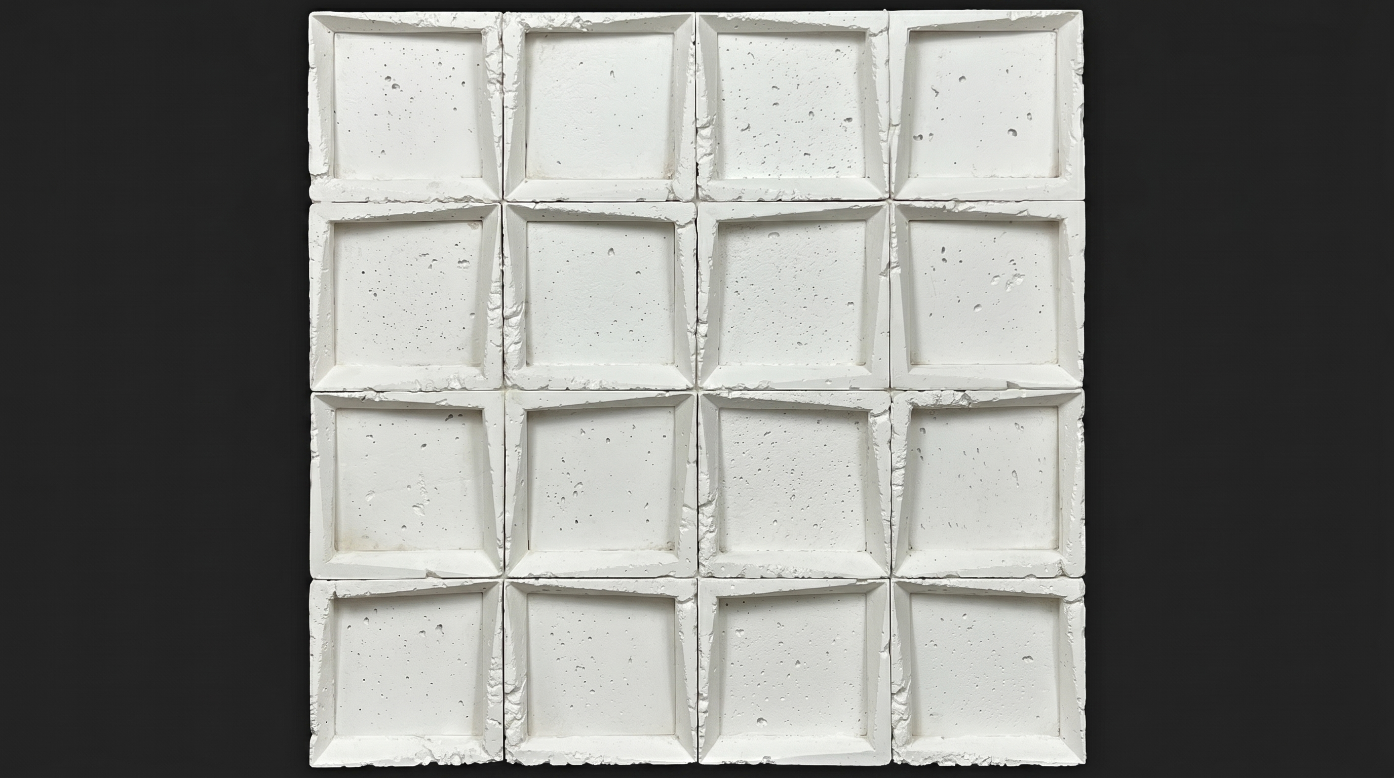 Dekorativni stenski panel - Tekstura Cubik - 60 x 60 cm